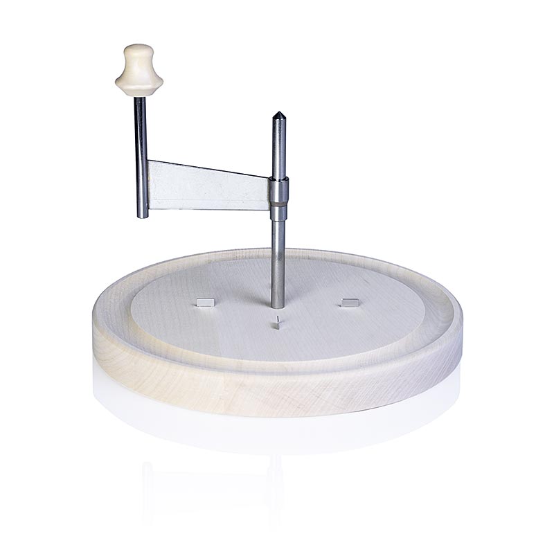 Girolle in legno chiaro - originale svizzero, per cioccolato - Girolles o Tete de Moine - 1 pezzo - Cartone