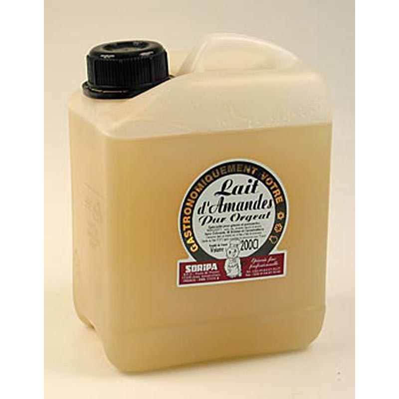 Lait d`Amandes - sirup av mandelekstrakt - 2 liter - beholder