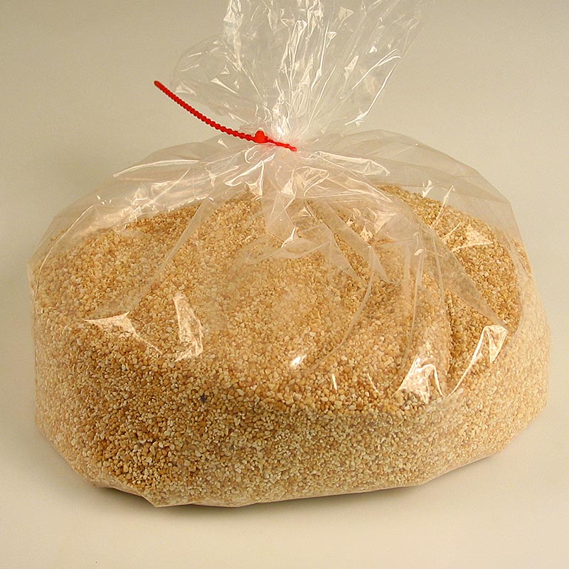 Krispig streusel - puffat ris, fint, karamelliserat - 2 kg - Kartong