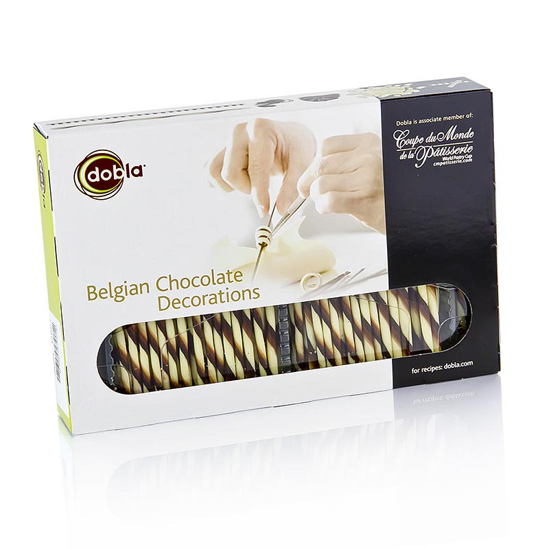 Chokladcigarrer - cigariller, marmorerade, 15 cm langa - 700g, 200 stycken - Kartong