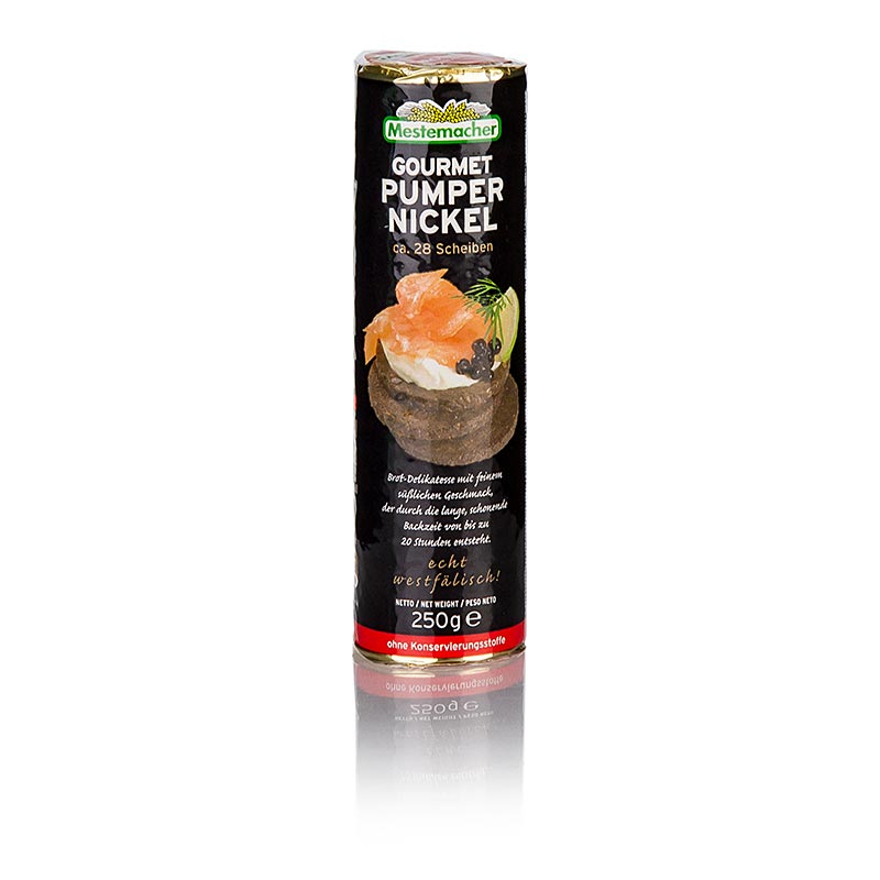 Pumpernickel amuse-bouche, kringlottar sneidhar - 250g, 28 stykki - pakka Pumpernickel amuse-bouche, kringlottar sneidhar - 250g, 28 stykki - pakka