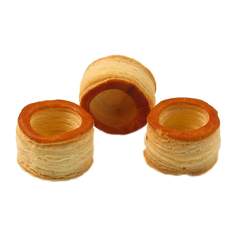 Mini tartas de hojaldre, Ø 3,5 cm, HUG - 1,19 kg, 192 piezas - Cartulina