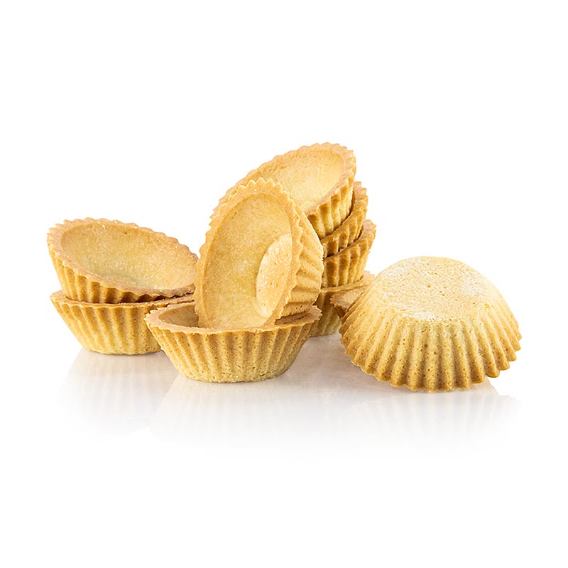 Tartaletes de postres, rodones, Ø 6cm, H 2cm, pasta brisa - 3 kg, 210 peces - Cartro