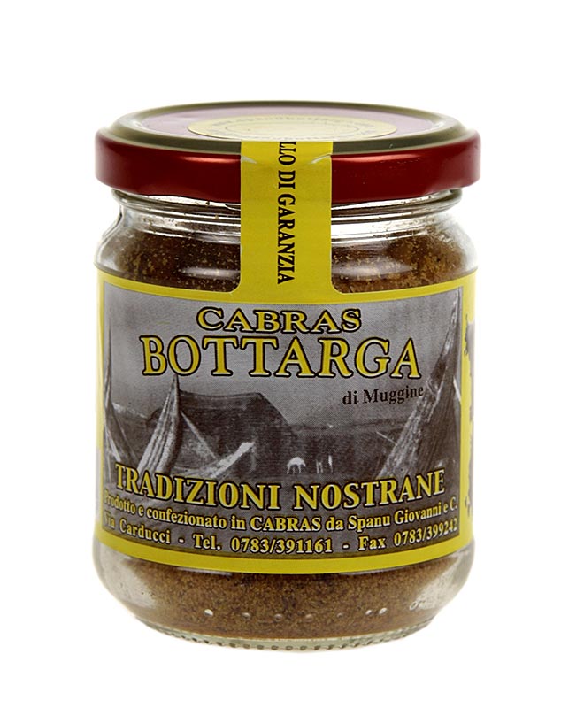 Bottarga di Muggine - uova di muggine macinate, Italia - 70 g - Bicchiere