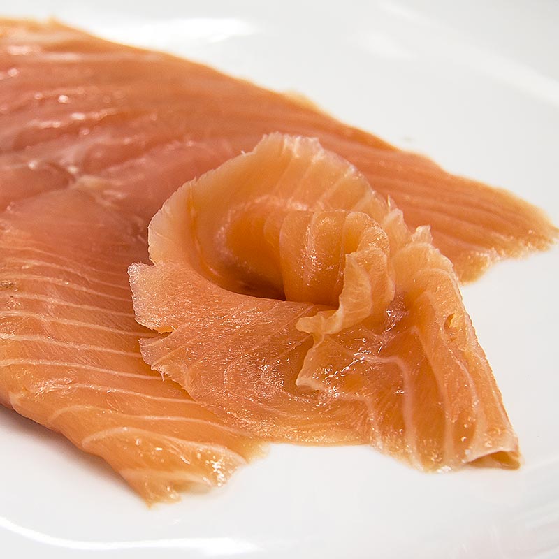 Salmon asap Scotland, dihiris - 200 g - vakum