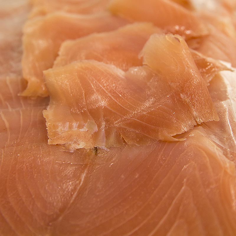 Salmon ahumado escoces, entero, en rodajas - 1000g - vacio