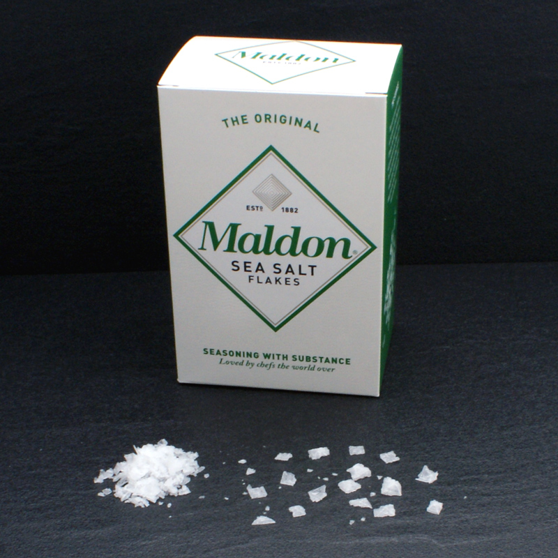 Sal marina en escamas de Maldon, Inglaterra (escamas de sal marina, sal) - 250 gramos - parcela