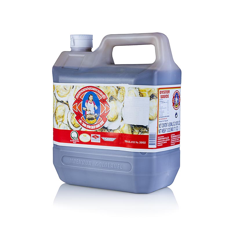 Salsa di ostriche, marca dello chef - 4,5 litri - contenitore Salsa di ostriche, marca dello chef - 4,5 litri - contenitore
