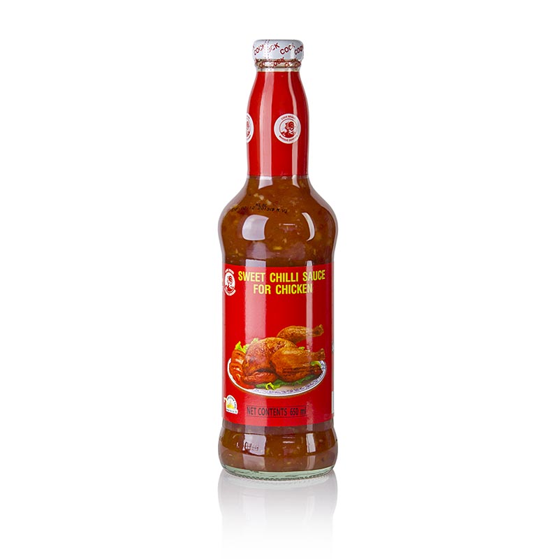 Chilisas for fjaderfa, Gold Label, Cock Brand - 650 ml - Flaska