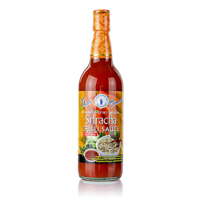Salsa de chile - Sriracha, muy picante, Thai Dancer - 730ml - Botella