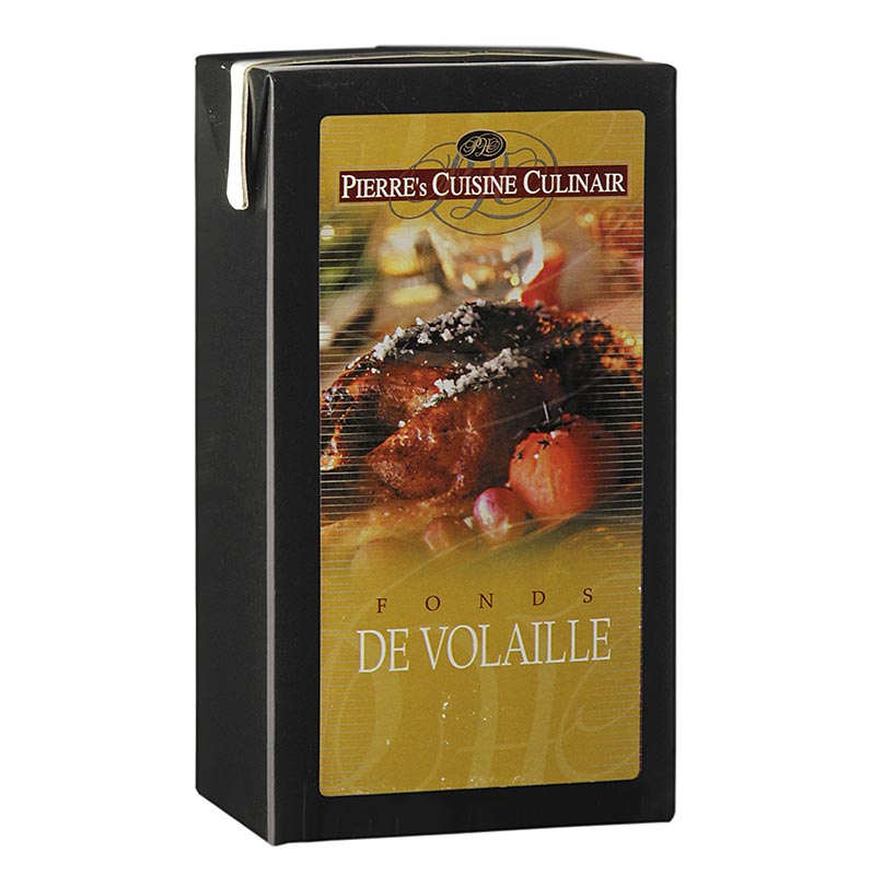 Pierre`s Cuisine Culinair Poultry Stock - De Volaille, pronto para cozinhar - 1 litro - Pacote Tetra