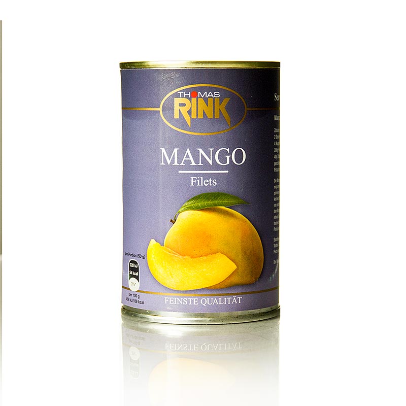 Filets de mango ensucrats per Thomas Rink - 425 g - llauna Filets de mango ensucrats per Thomas Rink - 425 g - llauna