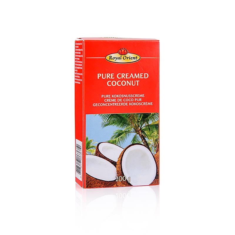 Blocco di crema al cocco - 200 g - Cartone