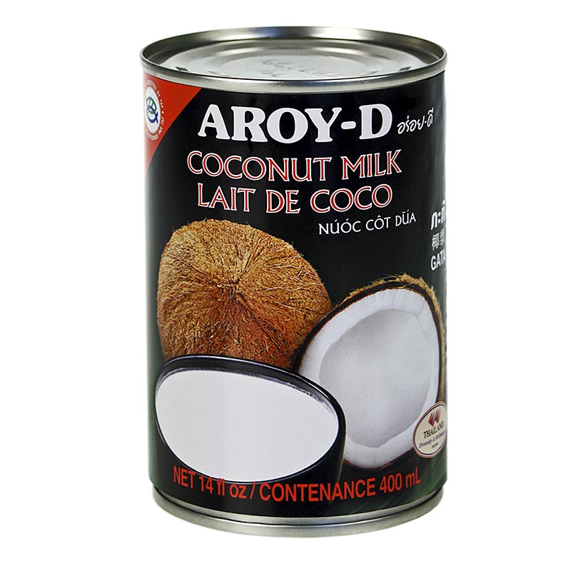 Leite de coco, Aroy-D - 400ml - pode Leite de coco, Aroy-D - 400ml - pode