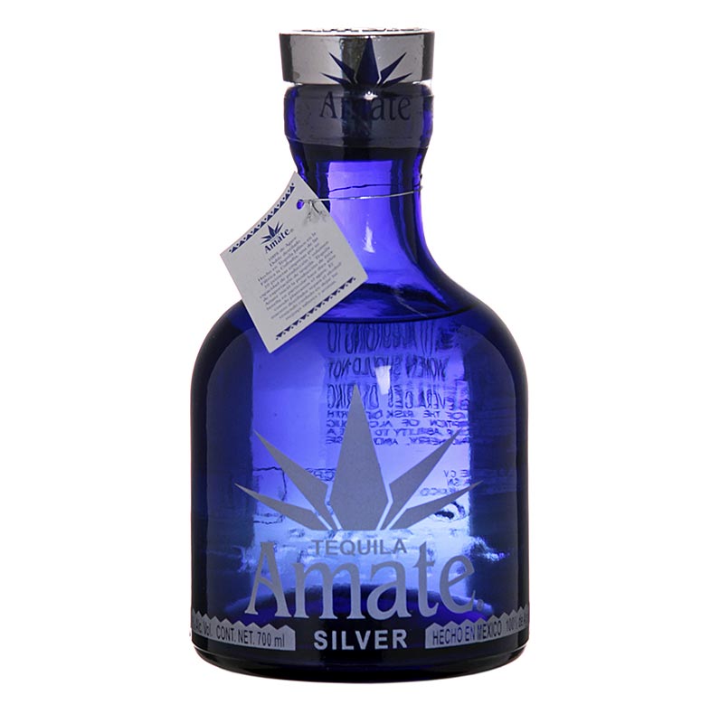 Amate Silver Tequila, klar, 40% vol. - 700 ml - Flasche Amate Silver Tequila, klar, 40% vol. - 700 ml - Flasche