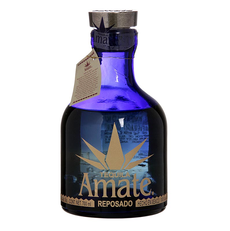 Amate Reposado Tequila, strohgold, 6 Monate Eichenfass, 40% vol. - 700 ml - Flasche Amate Reposado Tequila, strohgold, 6 Monate Eichenfass, 40% vol. - 700 ml - Flasche
