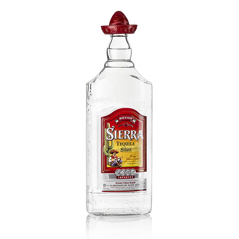 Sierra Tequila Silver, klar, 38% vol. - 1 l - Flasche