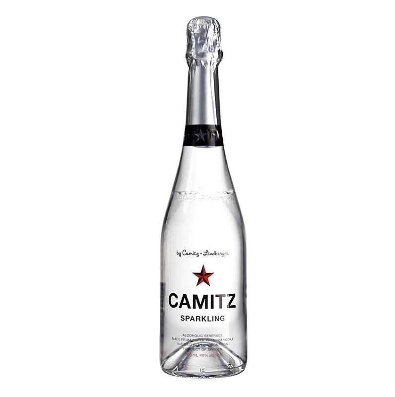 Camitz Sparkling Vodka, Super Premium Vodka mit Kohlensäure, 40% vol. - 700 ml - Flasche Camitz Sparkling Vodka, Super Premium Vodka mit Kohlensäure, 40% vol. - 700 ml - Flasche