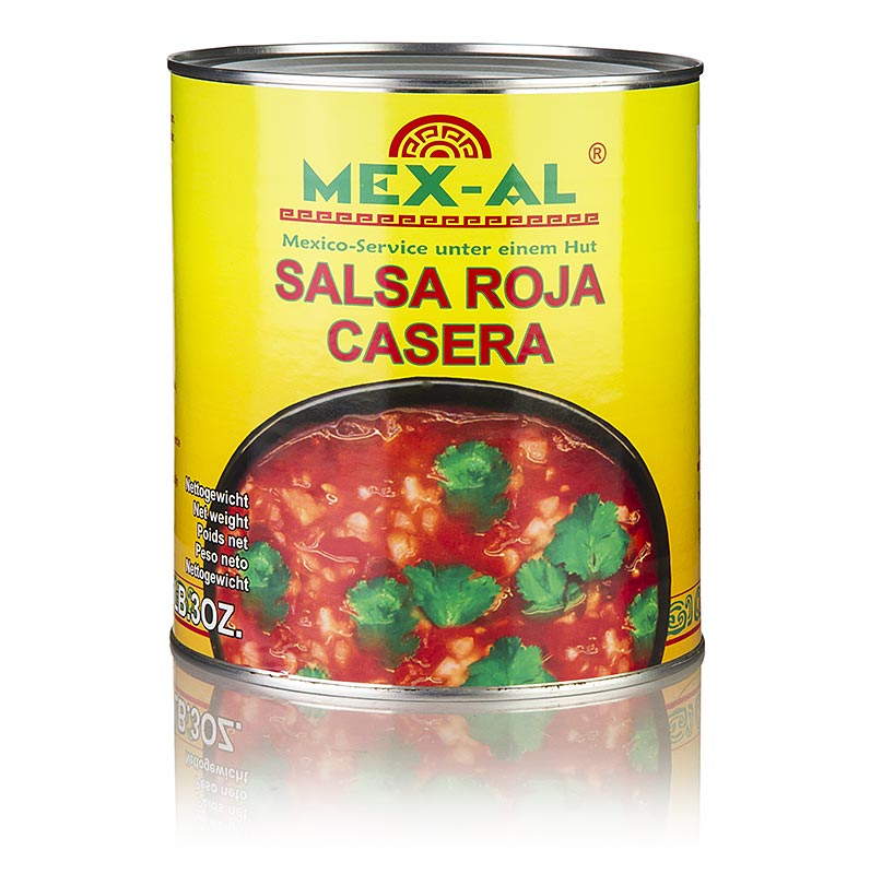 Salsa Cassera, rod, mycket god med tortillachips - 2,8 kg - burk