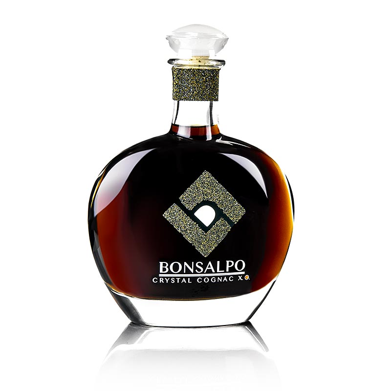 Bon Salpo Crystal - Cognac X.O., Flacon mit Swarovski Elementen, 40% vol. - 700 ml - Flasche Bon Salpo Crystal - Cognac X.O., Flacon mit Swarovski Elementen, 40% vol. - 700 ml - Flasche