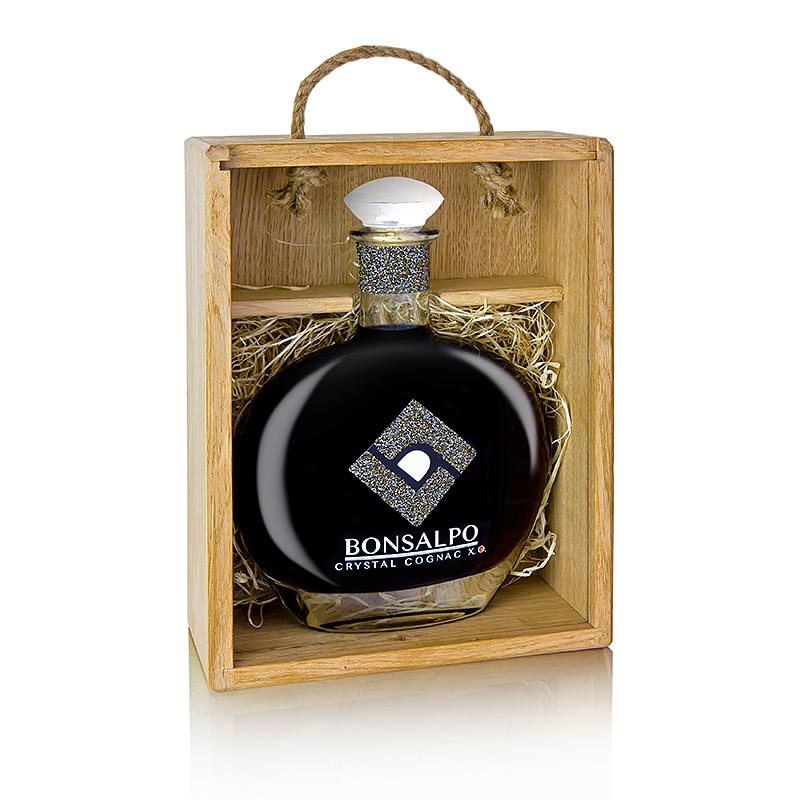 Bon Salpo Crystal - Cognac X.O., Flacon mit Swarovski Elementen, 40% vol. - 700 ml - Flasche Bon Salpo Crystal - Cognac X.O., Flacon mit Swarovski Elementen, 40% vol. - 700 ml - Flasche