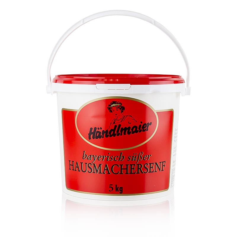 Handlmaier - Senape dolce fatta in casa - 4,3 litri - Secchio