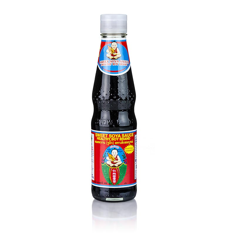 Soijakastike - Shoyu, Healthy Boy, makea 70 % sokerilla, paksu - 300 ml - Pullo