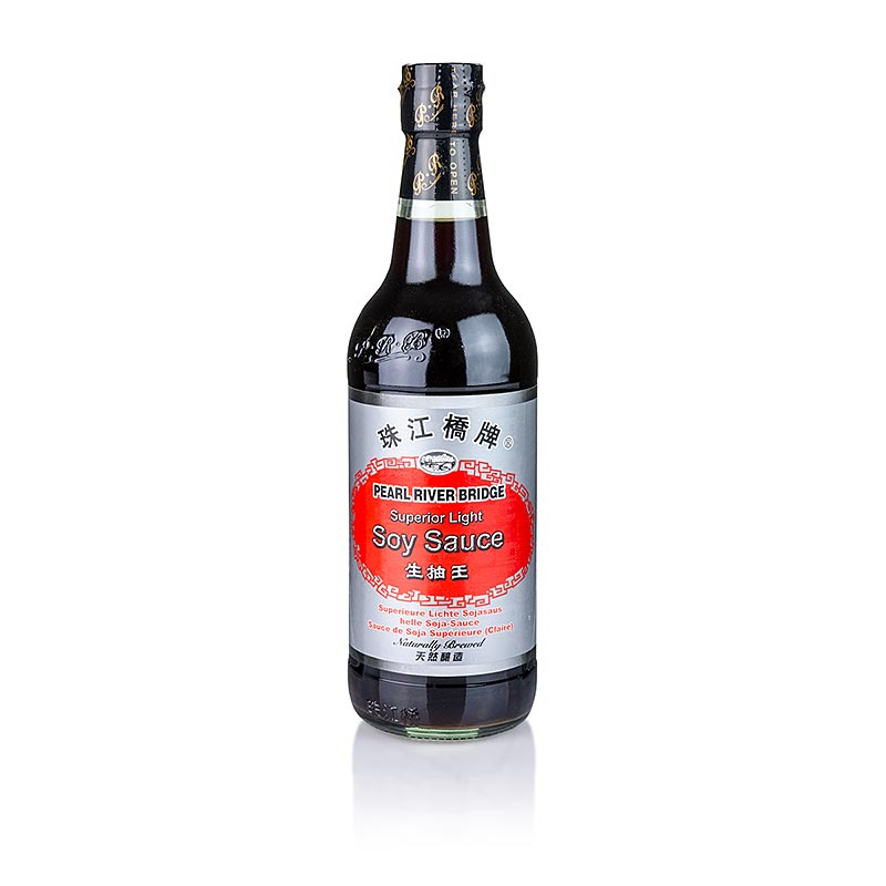 Molho de soja - Shoyu, Pearl River Bridge, light, China - 500ml - Garrafa