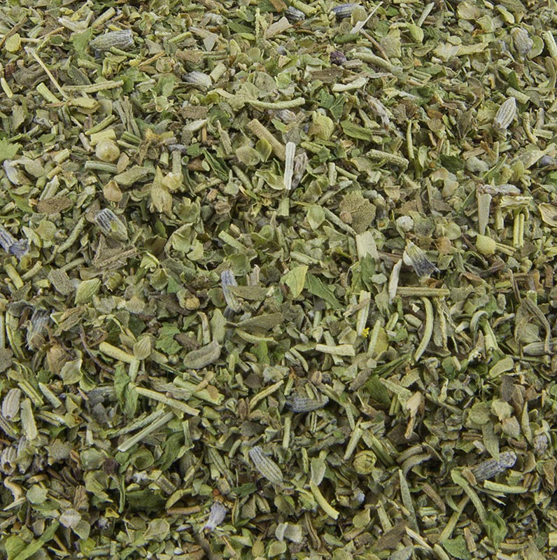 Ervas da Provenca, secas, alecrim, manjerona, oregano, manjericao, salsa, lavanda - 1 kg - bolsa