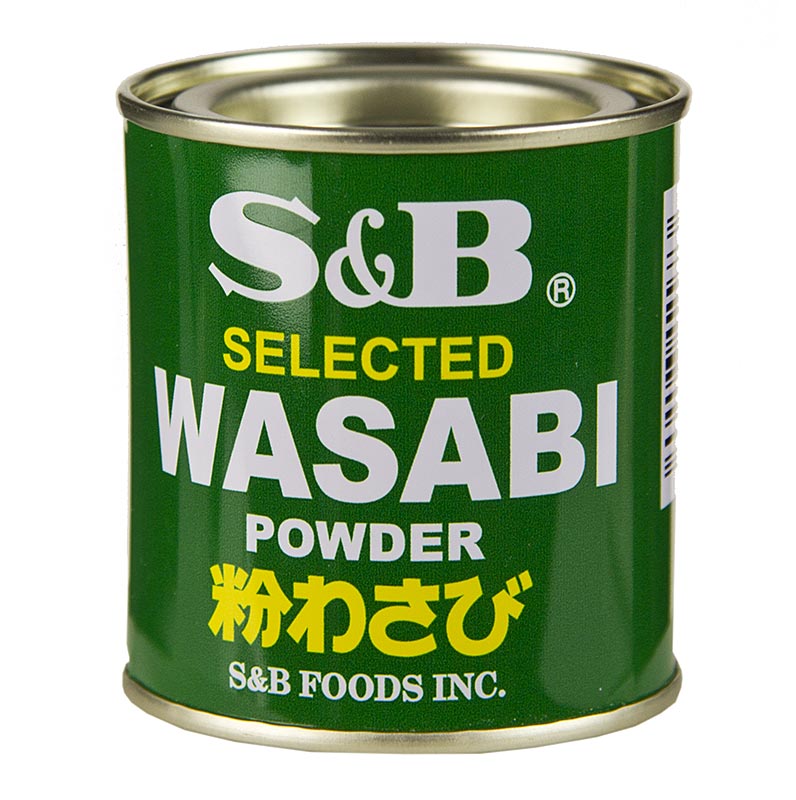 Wasabi - Groenn pepperrot - Pulver, med ekte wasabi - 30 g - kan