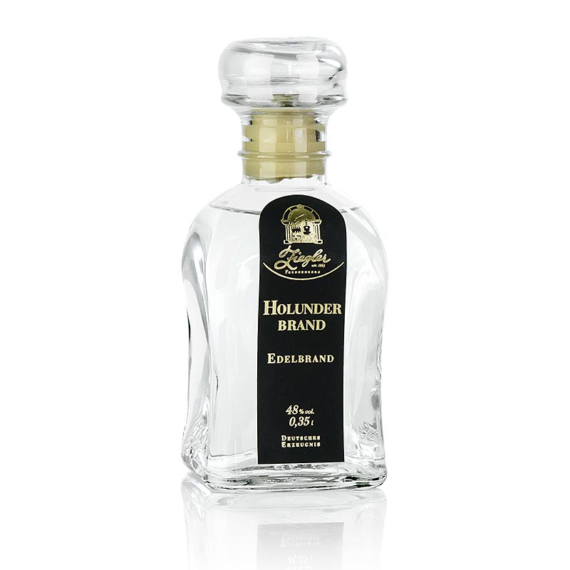 Holunderbrand - Edelbrand, 48% vol., Ziegler - 350 ml - Flasche Holunderbrand - Edelbrand, 48% vol., Ziegler - 350 ml - Flasche