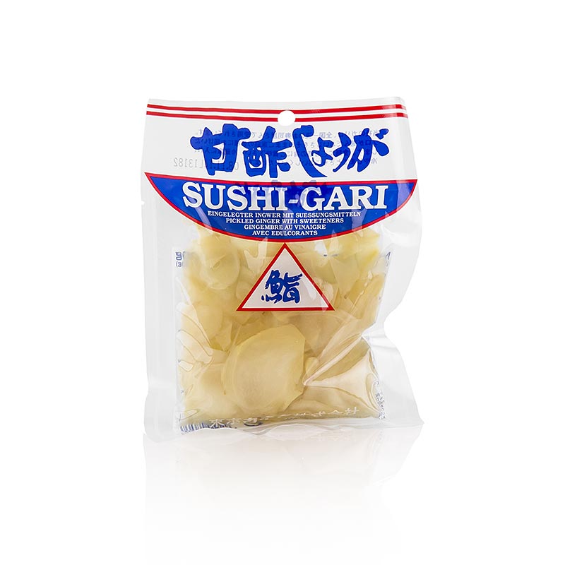 Ingefaer, syltet, gul / hvit, fra Japan - 110 g - bag