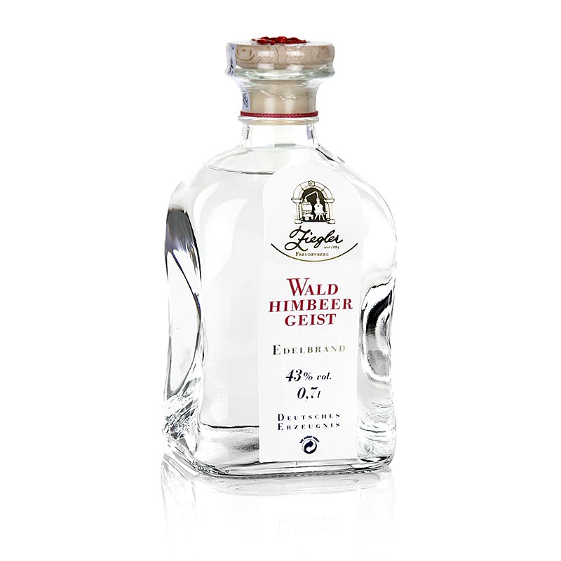 Waldhimbeergeist - Edelbrand, 43% vol., Ziegler - 700 ml - Flasche Waldhimbeergeist - Edelbrand, 43% vol., Ziegler - 700 ml - Flasche