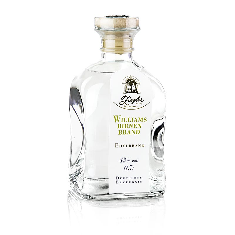 Williamsbirnenbrand - Edelbrand, 43% vol., Ziegler - 700 ml - Flasche Williamsbirnenbrand - Edelbrand, 43% vol., Ziegler - 700 ml - Flasche
