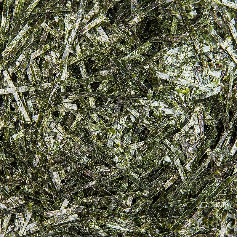 Alga Nori - Kizami Nori, finamente cortada em tiras - 100g - bolsa