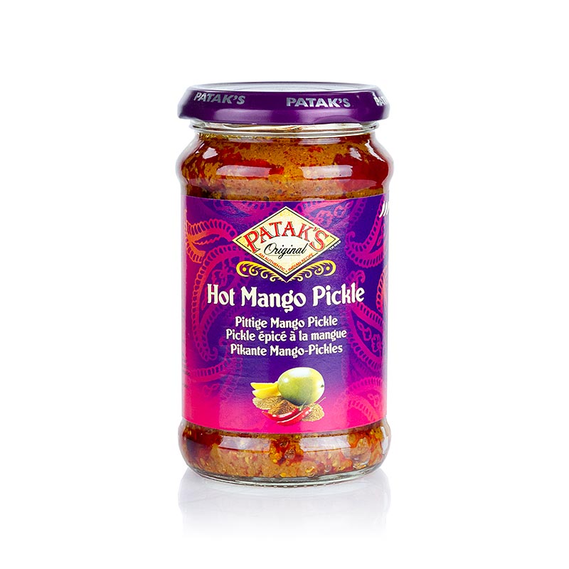 Picles de manga, picante / picante, pastoso, Patak`s - 283g - Vidro