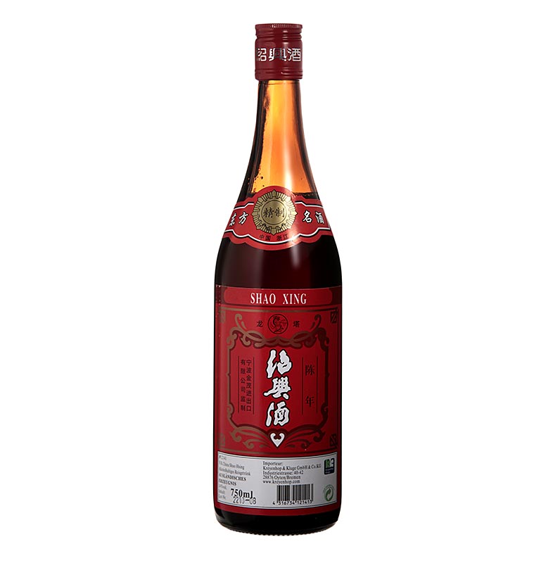 Anggur beras - Shao Xing, Cina, 14% vol. - 750ml - Botol