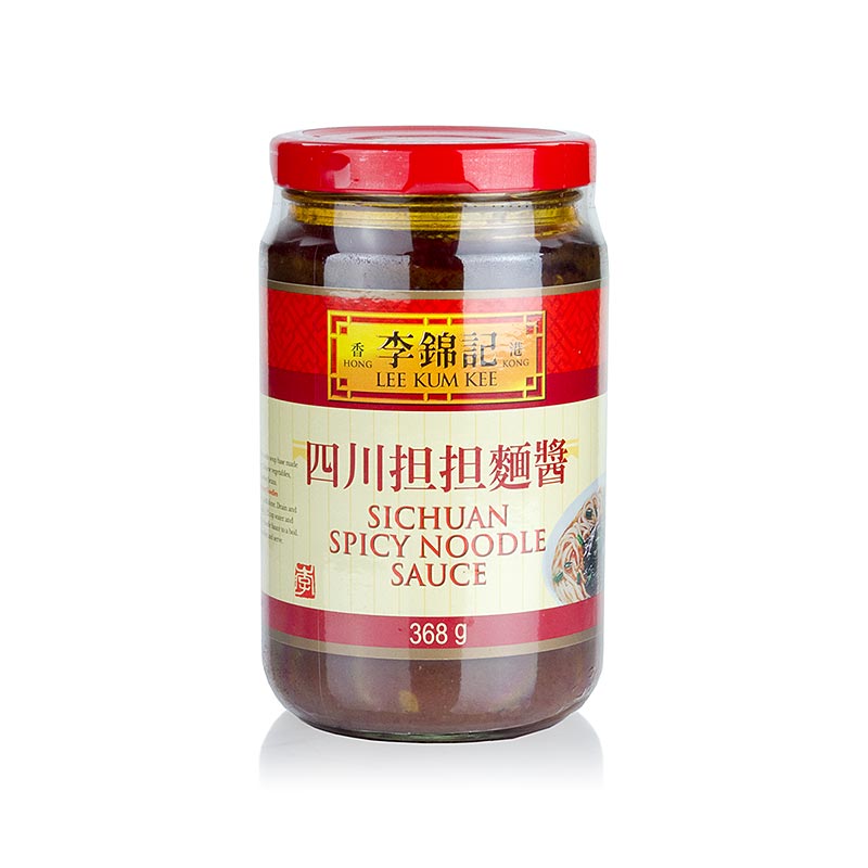 Salsa de fideus Sichuan, picant, Lee Kum Kee - 368 g - Vidre