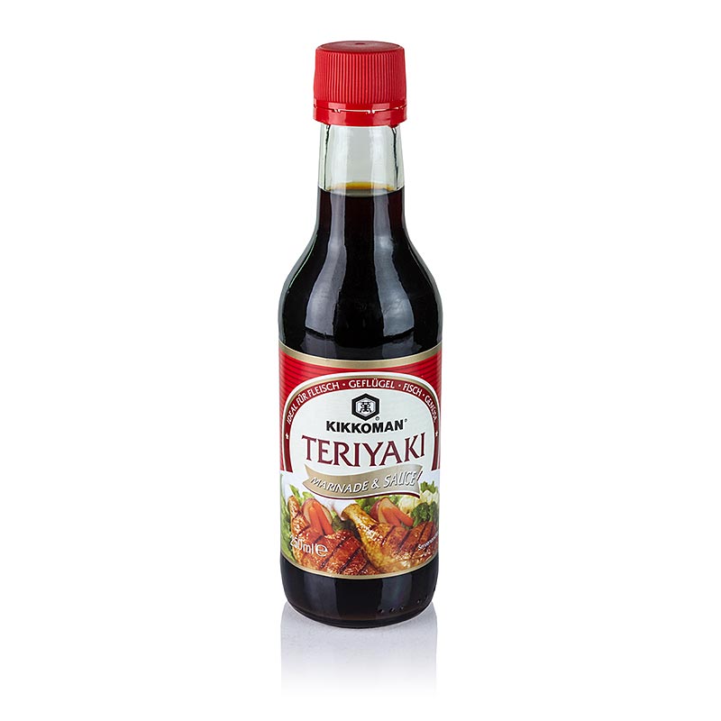 Teriyaki-kastike - dippina ja marinaadina, Kikkoman - 250 ml - Pullo