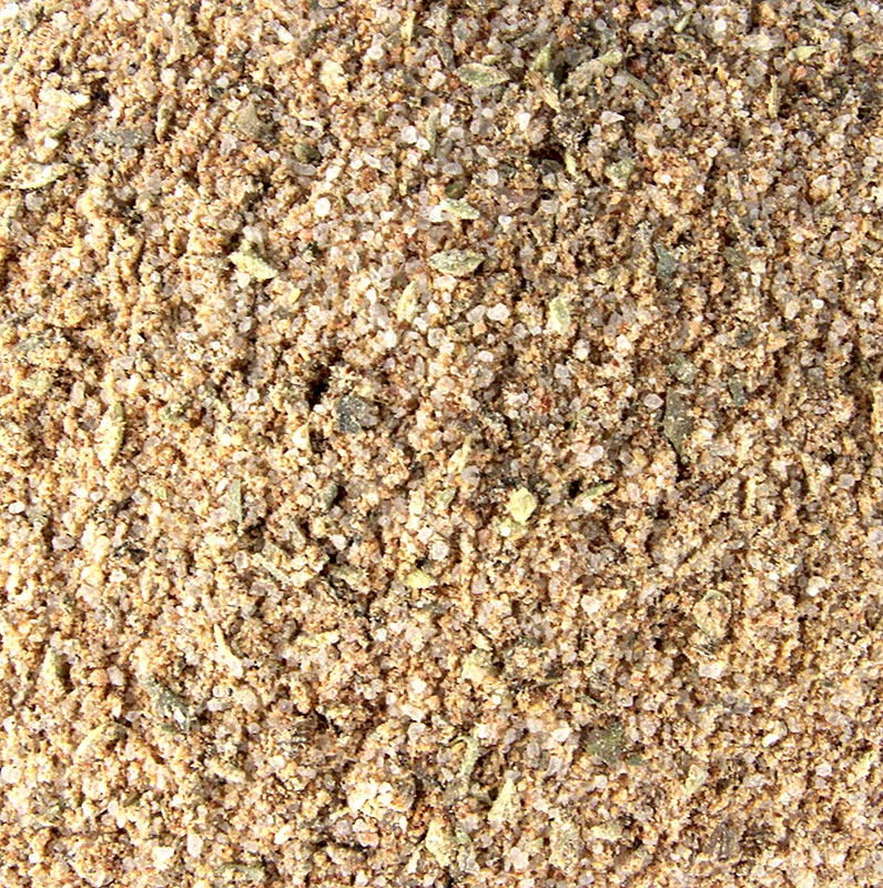Mezcla de condimentos para parrilla Spice Garden Char, sal de condimento cajun - 1 kg - Vidrio del templo