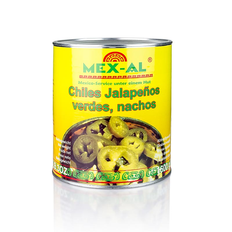 Peperoncini - jalapenos, affettati - 2,8 kg - Potere