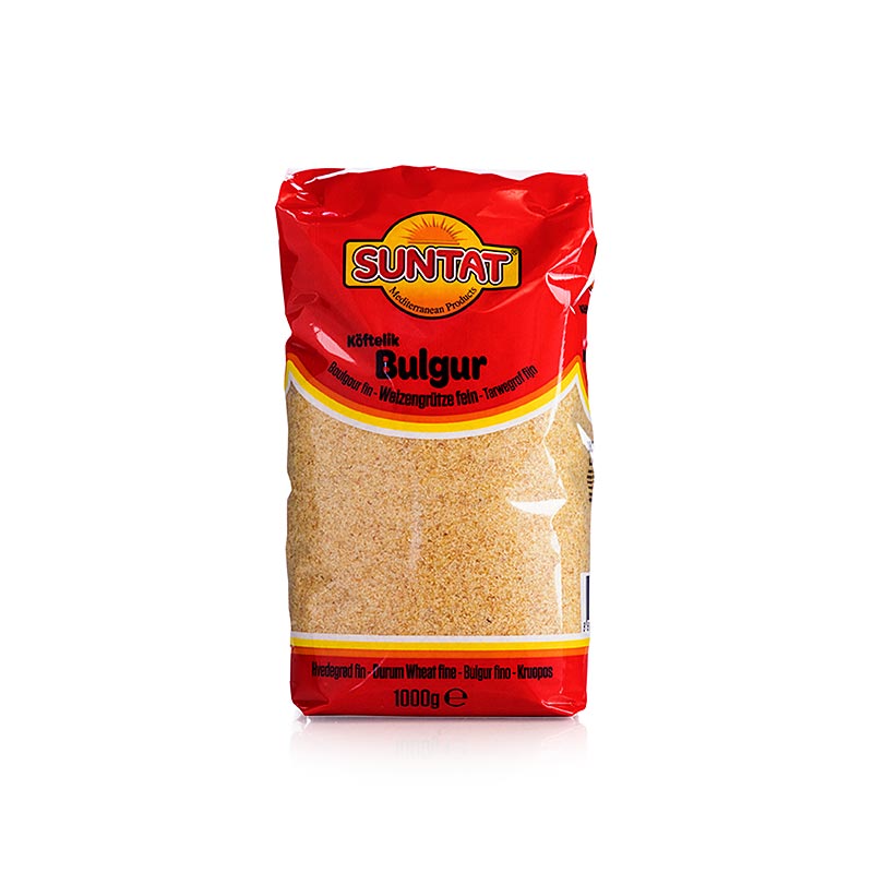 Bulgur, ligero: semola de trigo pelada y cocida al vapor, fina - 1 kg - bolsa