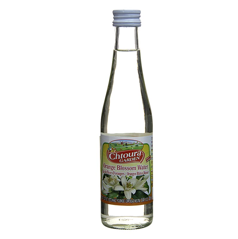 Agua de flor de laranjeira, com extrato de flor de laranjeira - 250ml - Garrafa