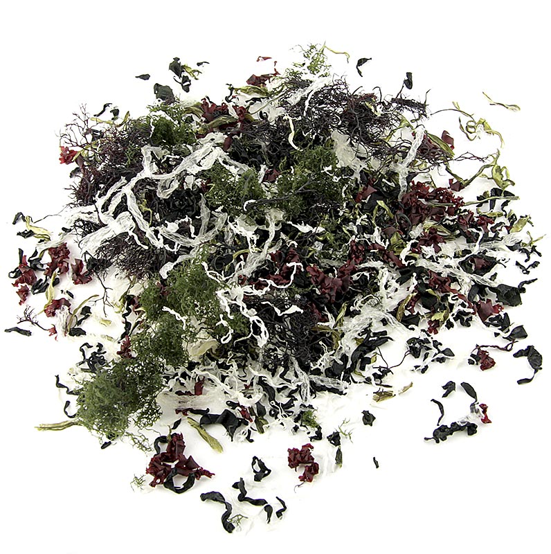 Kaiso Dried Seaweed Mix, alghe secche, 6 tipi di alghe per insalata Kaiso - 100 grammi - borsa