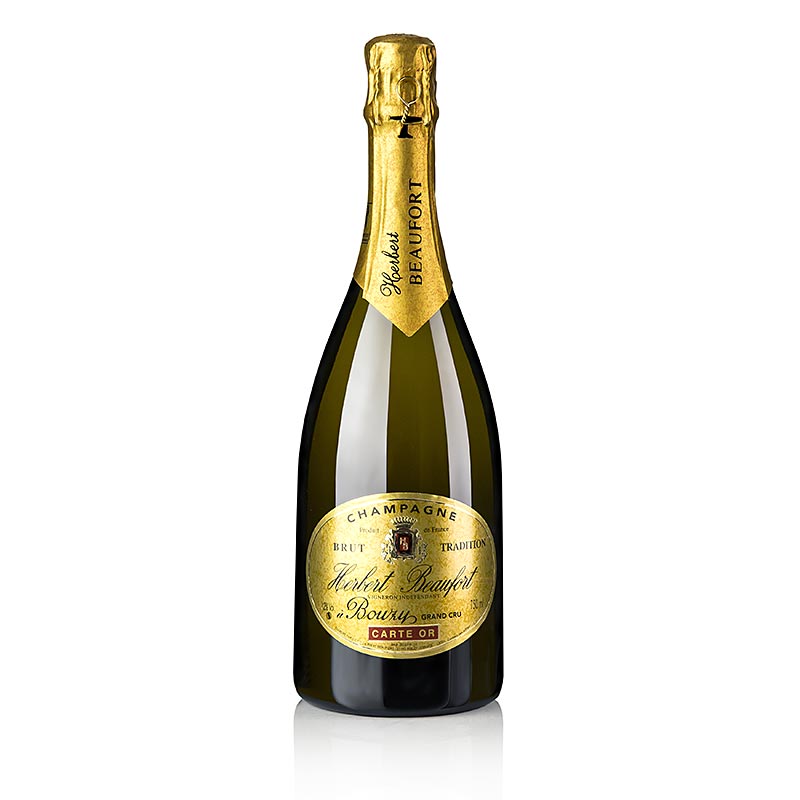 Sampanye Herbert Beaufort Carte dOr Grand Cru, brut, 12% vol. - 750ml - Botol