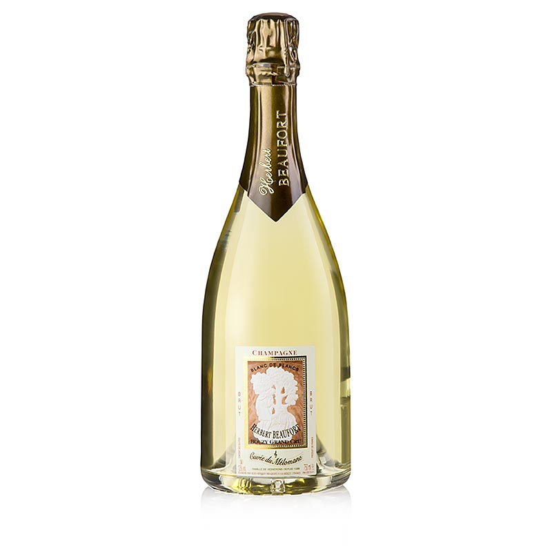 Samppanja Herbert Beaufort Blanc de Blancs Grand Cru, brut, 12,5 tilavuusprosenttia. - 750 ml - Pullo