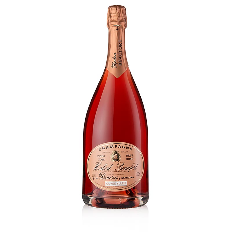 Champagne Herbert Beaufort Rose Grand Cru, brut, 12% vol., Magnum - 1.5L - Botol