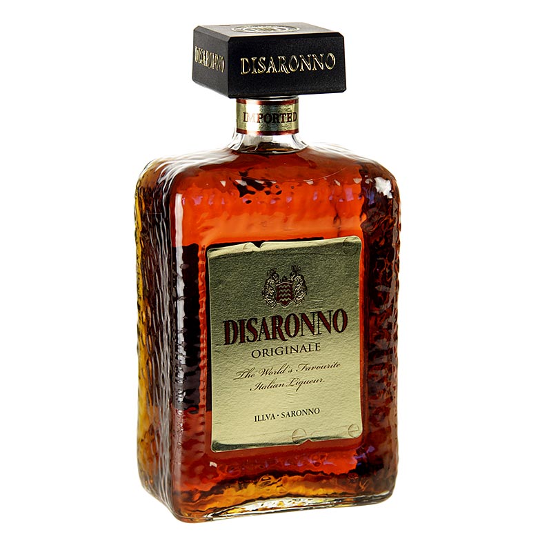 Disaronno Amaretto, mantelilikoori 28 tilavuusprosenttia. - 1 litra - Pullo