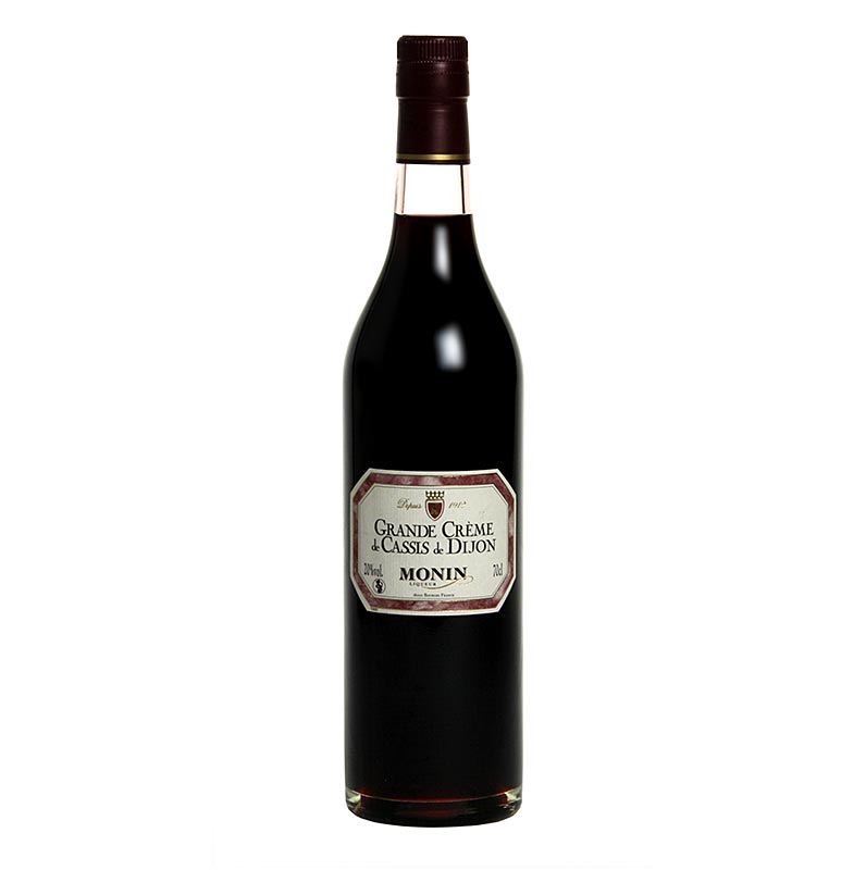 Liquore alla crema di Cassis, Cassis de Dijon, Monin, 20% vol. - 700 ml - Bottiglia