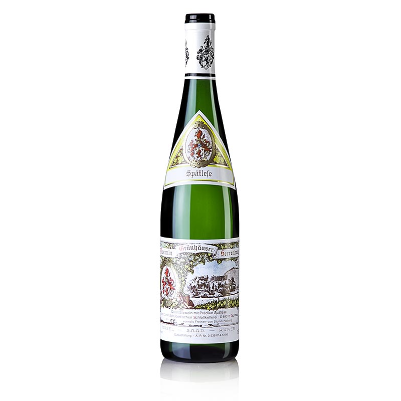 1995er Herrenberg Riesling Spätlese, süß, 8% vol., Maximin Grünhaus - 750 ml - Flasche 1995er Herrenberg Riesling Spätlese, süß, 8% vol., Maximin Grünhaus - 750 ml - Flasche